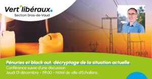 Conférence pénurie électricité et blackout Olivier Bourgeois
